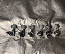 Electric Guitars Machine Head tuners 6 line chrome Jackson fender Stratocaster telecaster esp Ibanez electric guitars parts accessories