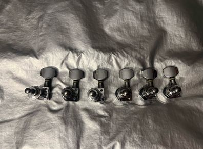 Electric Guitars Machine Head tuners 6 line chrome Jackson fender Stratocaster telecaster esp Ibanez electric guitars parts accessories