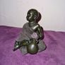 African child with water jug statue Image 4