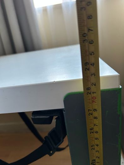 DESK IKEA PAHL desk 128cm X 58cm X (72cm/66cm/59cm)