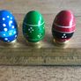 Vintage Hand Painted Wooden eggs (Not toys) Image 4