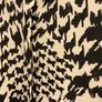 F&F Houndstooth Print Collared Blouse in Multi Black White Image 6