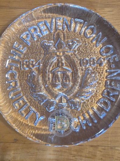 The Prevention Of Cruelty To Children 1884-1984 Paperweight