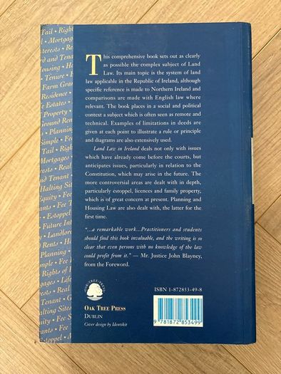 Land Law in Ireland, Lyall, Andrew B.