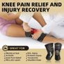 Copper Knee Support for Women/Men 2 Pack - Best Knee Brace Compression Sleeve Support for Arthritis, Knee Pain, Meniscus Tear, ACL, MCL, Joint Pain Relief, Running, Sports, Squats Image 2