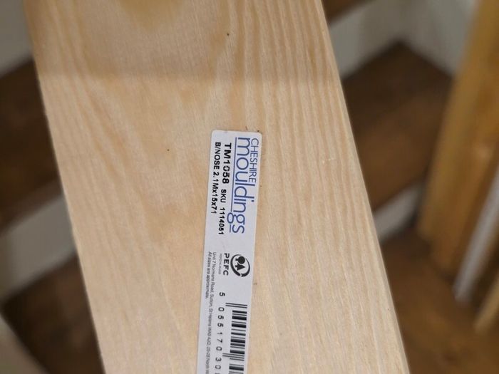Cheshire Mouldings TM1058 Pine Bullnose Architrave - 1.8m