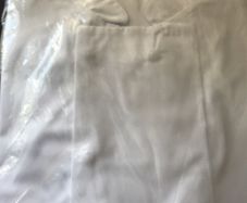 Chefs jacket white short sleeve Medium - New