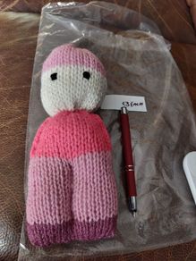 larger hand knitted dolls