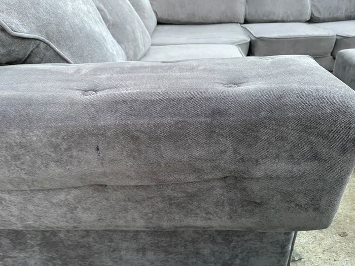 verona corner sofa &footstool