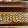 Vintage Handmade Wooden Jewelry Box Wood Trinket Storage Wood Box Mother of Pearl Inlay Image 7