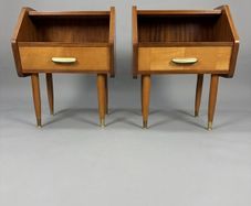 Stunning 1950s Italian Mid Century Nightstands