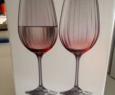 Galway crystal wine glasses (x2)
