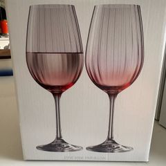 Galway crystal wine glasses (x2)