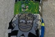 Official Rick and Morty Crew Socks 3-Pack - Adult Size