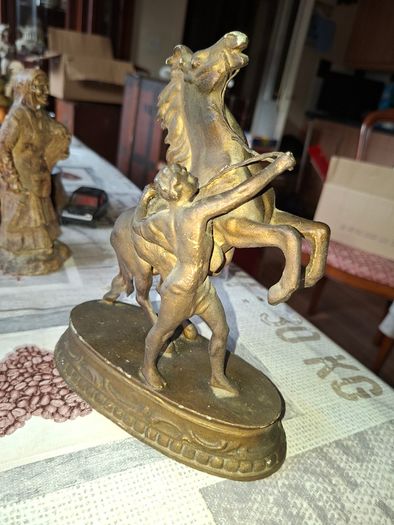 Antique Sculpture 19th century French Marley Horse Figurine, Postage Available or Collection