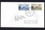 1968 Ireland 800th Anniversary of St. Mary's Cathedral, Limerick Commemorative Stamp Plain Typed  Addressed First Day Cover (FDC) with Baile Atha Cliath (Dublin) cancel