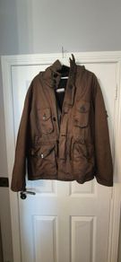 stone island hooded dutch rope inner jacket