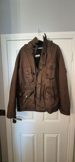 stone island hooded dutch rope inner jacket