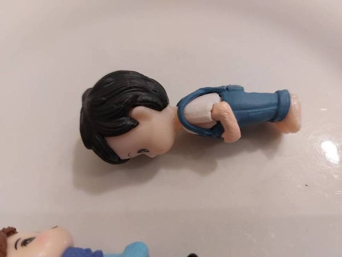Mini Boys Statue Cake Decorations