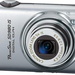 Canon PowerShot SD980 IS Digital Elph Silver Digital Camera