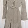 Metallic Grey/Goldish Coloured Trench Coat from Topshop size 8 Image 4
