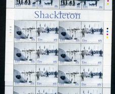 2004 Ireland Shackleton Antarctic Expedition Commemorative Stamps Sheetlet Plate 1A1A1A1A Mint Never Hinged (MNH)