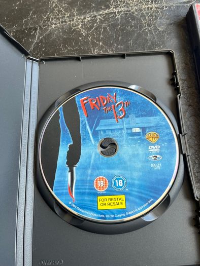 Two Classic Horror DVDs Someones knocking on my door and Friday 13th