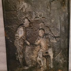 Fine example of an Antique Pressed copper relief picture/ wall art