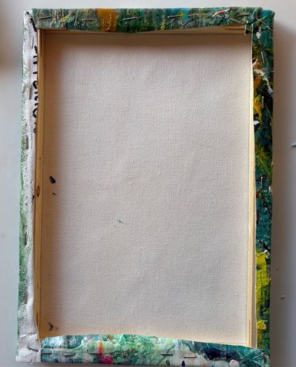 Clearance - Original Painting Original Floral in Abstract Landscape Pondscape Irish Art