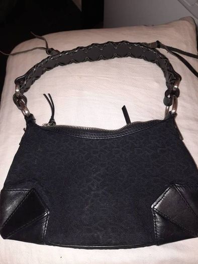 DKNY logo'd Black shoulder bag