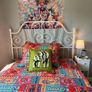 IKEA Leirvik Double bed white Metal Frame Image 2