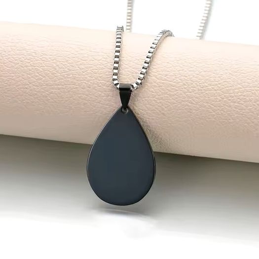 The Identity Pendant Necklace  Available for Custom Engraving By R'Laith