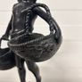 Suzanne Bizard (1873-1963) Girl With Baskets - Bronze, Marble, Signed Image 8
