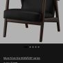 2 Black Armchairs from IKEA Image 2