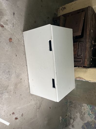 2 ikea TROFAST units and 1 stuva unit