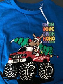 Christmas top t shirt long sleeve Next 8-9 y new
