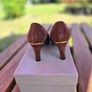 Vintage Roland Cartier Suedette Heels, Size 4 UK, 37 EU Brand New/Vintage, AV Image 3