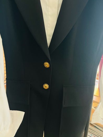 Pinko black fitted waistcoat