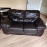Leather 2 Seater Sofa Image 2