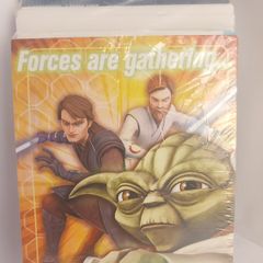 Star Wars 8 Invitations 2011 Action Figure & Display birthday messages card  gift present parties children  kids  bouncy castle