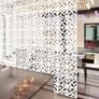 Hanging Room Divider,10 Pieces Wood-Plastic 5mm Thick Screen Panel for Living Room and Beding Room MULTIPLE DESIGNS AVAILABLE, SEE PHOTOS (FREE POSTAGE) Image 8