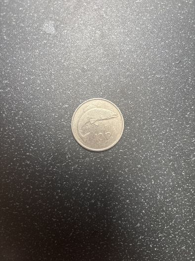 1980 Ireland 10 Pence Coin
