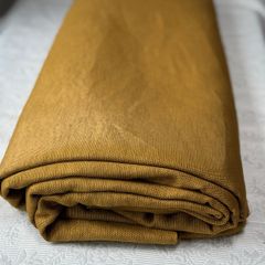 De Ploeg DIMMER 67 Premium Dutch Curtain Fabric in Gold / Bronze 300cm Wide