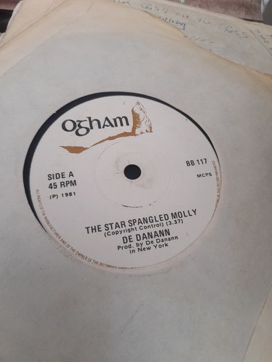 Large vinyl 7" lot irish irish scene