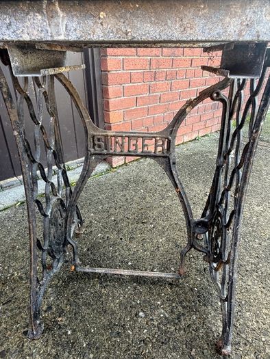 cast iron antique table