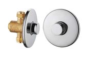 Built-in timed shower tap, Button