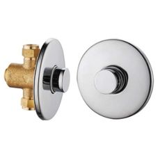 Built-in timed shower tap, Button