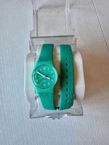 Swatch unisex watch, mint colour, like new