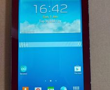 Samsung Galaxy Tab 3, Red, 7 inch Tablet, Model SM-T210, in very good condition