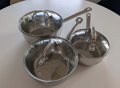 3 saucepan set